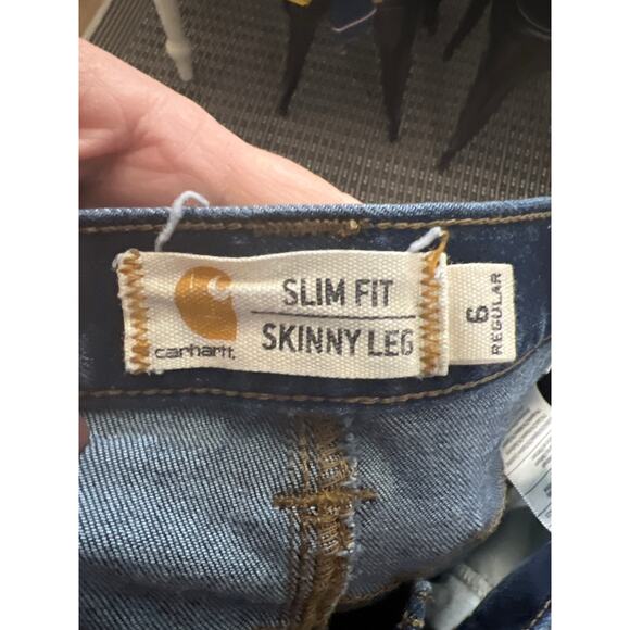 Carhartt womens size 6 slim fit jeans - Picture 4 of 5